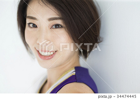 チアリーダー ポートレート チアリーダー ポートレート 34474445