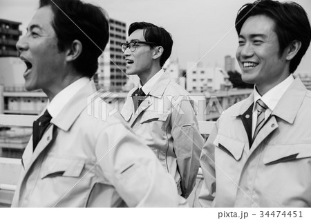 昭和のサラリーマン 朝礼 昭和のサラリーマン 朝礼 34474451