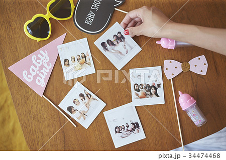 ベビーシャワーの記念撮影 34474468