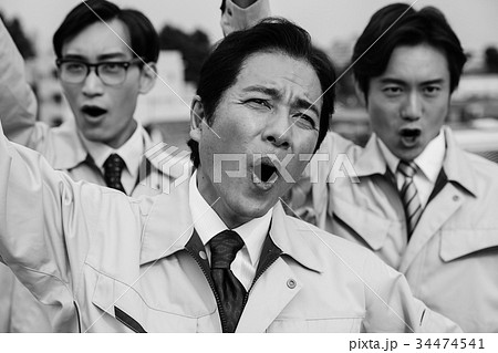 昭和のサラリーマン　朝礼 34474541