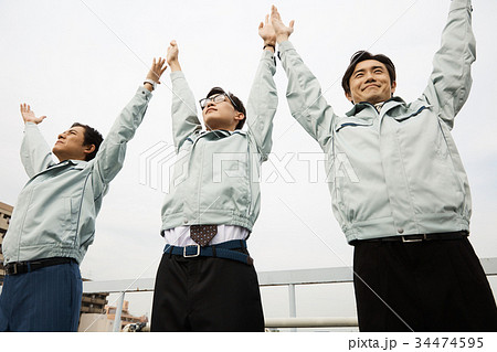 昭和のサラリーマン　朝礼 34474595