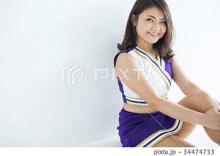 チアリーダー　ポートレート 34474733