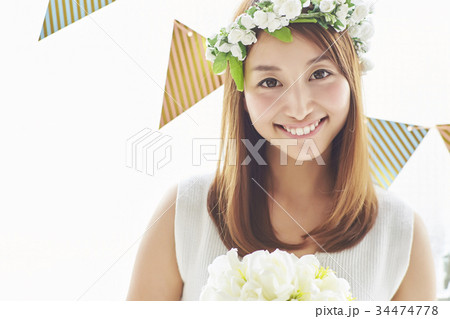 ウェディング 女性 ウェディング 女性 34474778