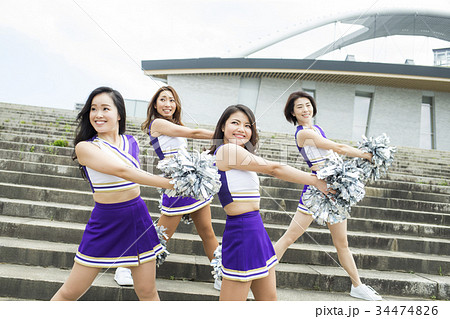 チアリーディング ダンス 笑顔 チアリーディング ダンス 笑顔 34474826