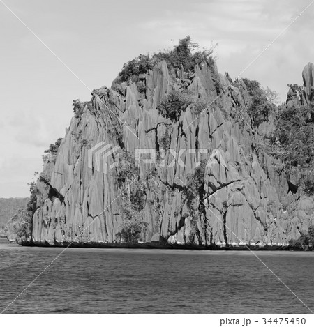 from a boat  in  beautiful panorama  34475450