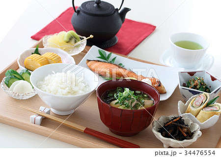 和食の朝食 和食の朝食 34476554