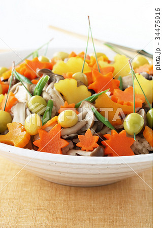 秋の吹き寄せご飯 34476916