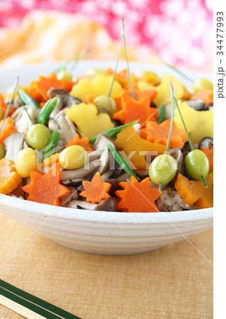 きのこの吹き寄せご飯 きのこの吹き寄せご飯 34477993