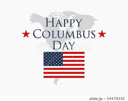 Columbus Day, the discoverer of America, usa flag Columbus Day, the discoverer of America, usa flag 34479342