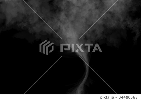 Fog or Smoke effect on black Background 34480565