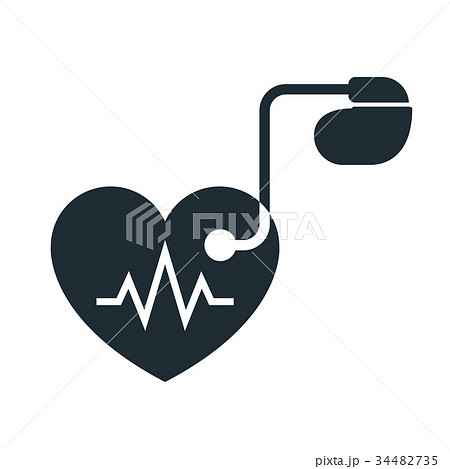 Artificial cardiac pacemaker icon のイラスト素材 [34482735] - PIXTA