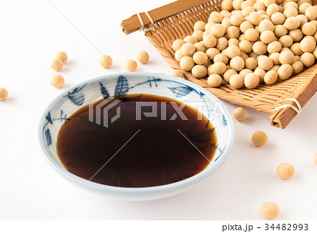 醤油　大豆　調味料　箕ザル 34482993