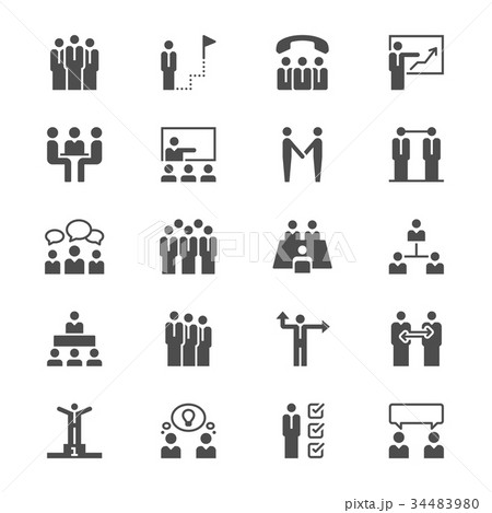 Business people flat icons Business people flat icons 34483980