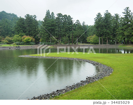 平泉　毛越寺　大泉ヶ池 34485029