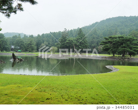 平泉　毛越寺　大泉ヶ池 34485031