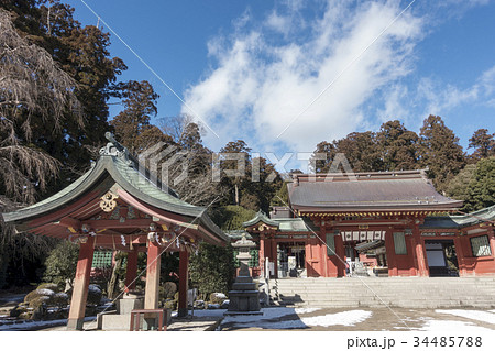 晴れ渡る鹽竈神社の境内にある農耕守護の神「志波彦神社」Shiwahiko Shrine 34485788