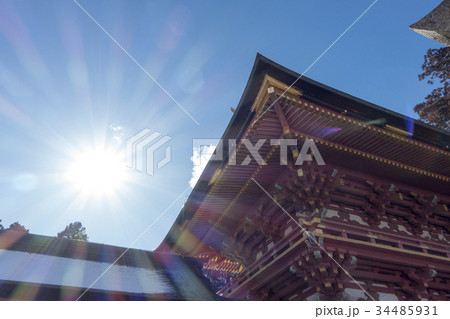 塩竈さまの名で親しまれる「鹽竈神社」眺望のよい松島湾に面した塩釜神社Shiogama Shrine 塩竈さまの名で親しまれる「鹽竈神社」眺望のよい松島湾に面した塩釜神社Shiogama Shrine 34485931