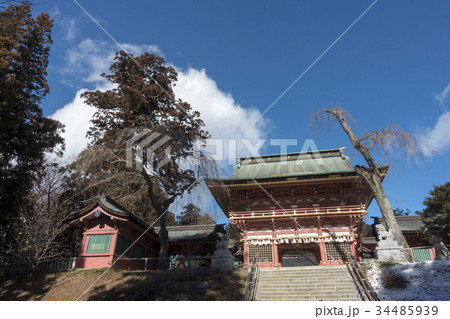 塩竈さまの名で親しまれる「鹽竈神社」眺望のよい松島湾に面した塩釜神社Shiogama Shrine 塩竈さまの名で親しまれる「鹽竈神社」眺望のよい松島湾に面した塩釜神社Shiogama Shrine 34485939