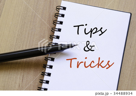 Tips and tricks concept Notepad 34488934