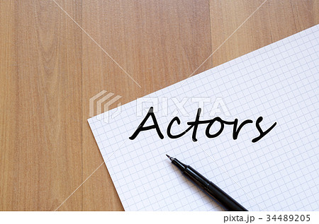 Actors concept Actors concept 34489205