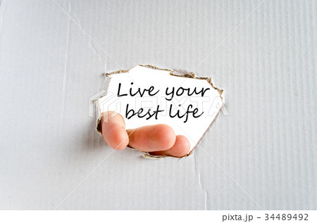 Live your best life text concept Live your best life text concept 34489492