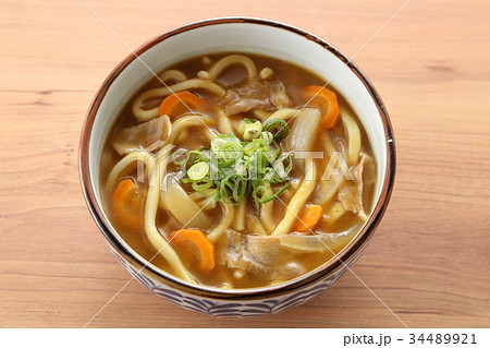 カレーうどん　俯瞰 34489921