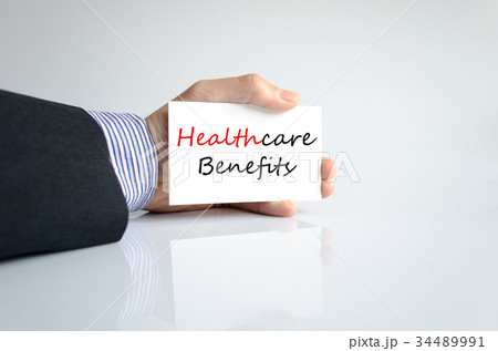 Healthcare benefits Text Concept Healthcare benefits Text Concept 34489991