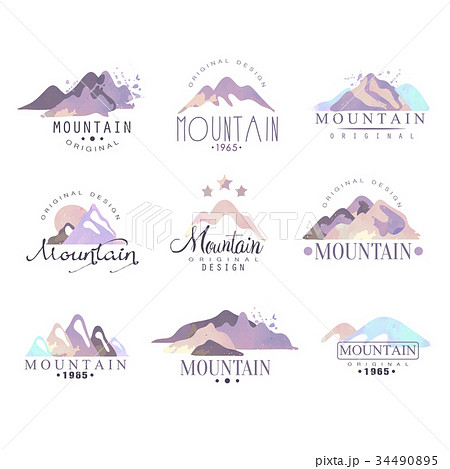 Mountain original logo design since 1965 year 34490895