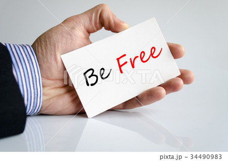 Be free Text Concept Be free Text Concept 34490983