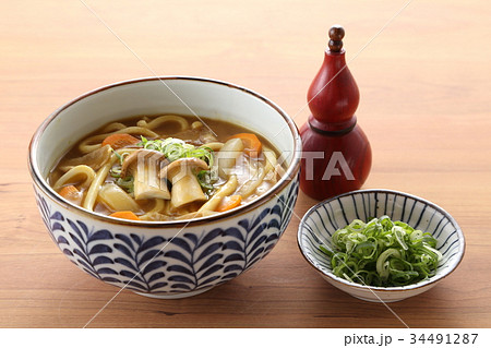 きのこカレーうどん 34491287