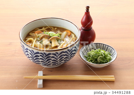 きのこカレーうどん 34491288