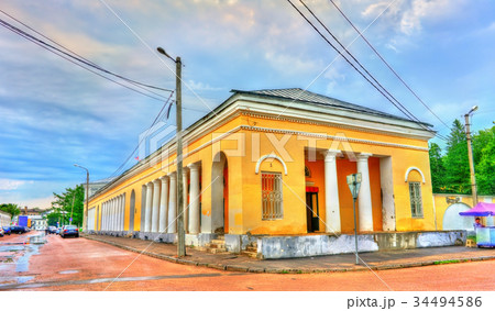 Gostiny Dvor, provincial Neoclassical trading 34494586