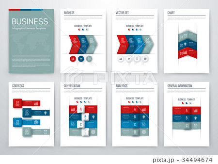 Color elements for infographics 34494674
