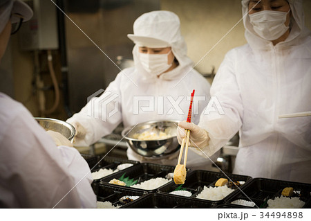 給食、弁当の製造 給食、弁当の製造 34494898