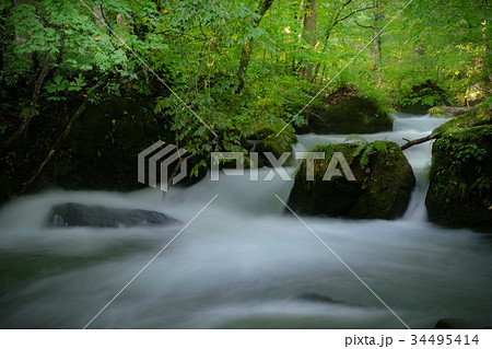 奥入瀬渓流 - 阿修羅の流れ 34495414
