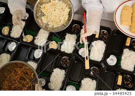 給食、弁当の製造 給食、弁当の製造 34495425