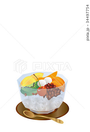 今日のスイーツあんみつ 今日のスイーツあんみつ 34497754