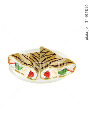 今日のスイーツクレープ 34497810