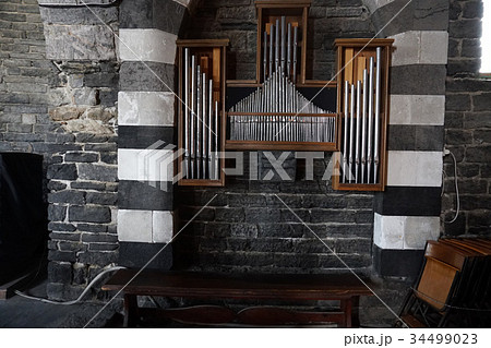 antique old german church organ 34499023
