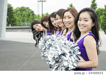 チアリーディング ポートレート チアリーディング ポートレート 34499935
