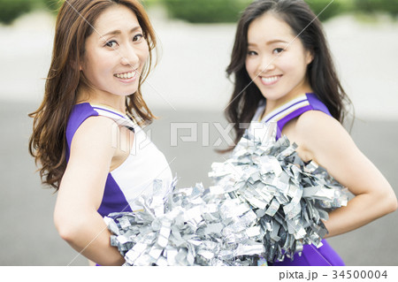 チアリーディング ハンズオンヒップス ポートレート チアリーディング ハンズオンヒップス ポートレート 34500004