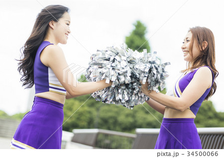 チアリーダー 笑顔 チアリーダー 笑顔 34500066