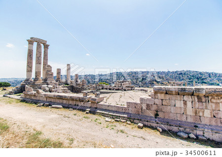 The Temple of Hercules in Amman, Jordan The Temple of Hercules in Amman, Jordan 34500611