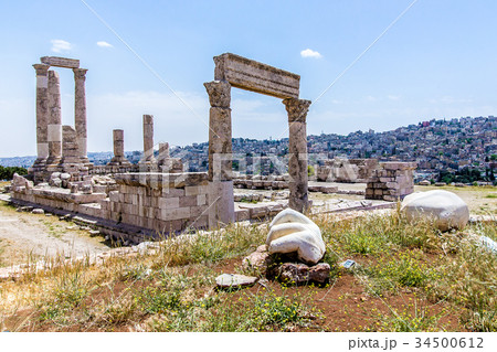 Temple of Hercules, at the Amman Citadel, Amman 34500612