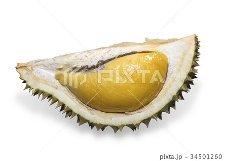 Durian on white background 34501260