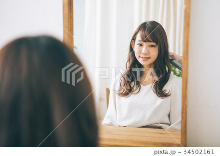 女性　ヘアサロン 34502161