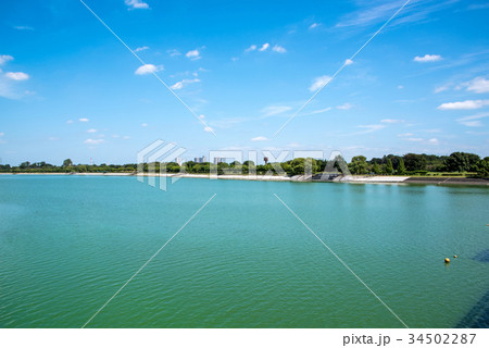 彩湖　ウオーターフロント　水がめ湖 34502287