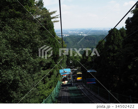 高尾山(エコーリフトからの景色)、東京都、日本 高尾山(エコーリフトからの景色)、東京都、日本 34502422