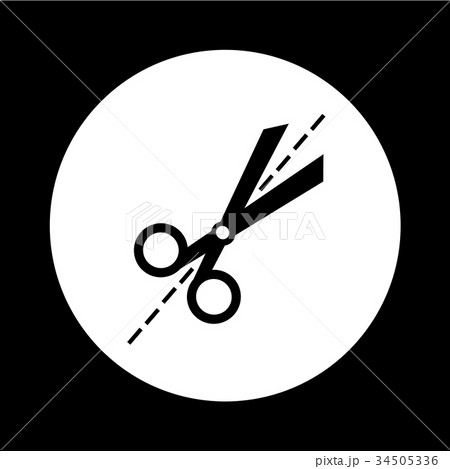 Scissors icon illustration design 34505336
