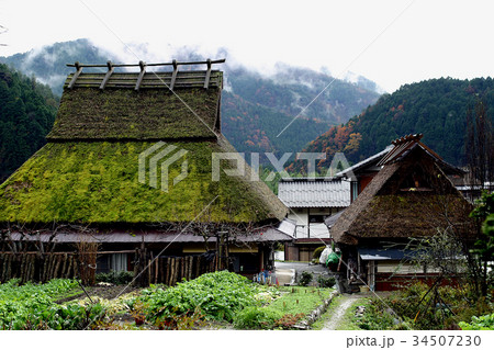 美山　紅葉　京都 34507230